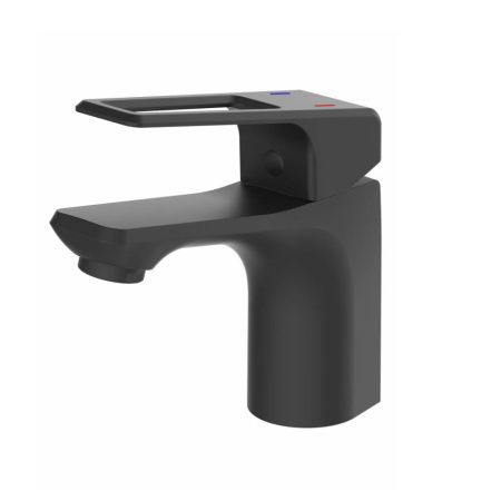 Смеситель для раковины монокомандный  черный  Potato Эверест B10-1546