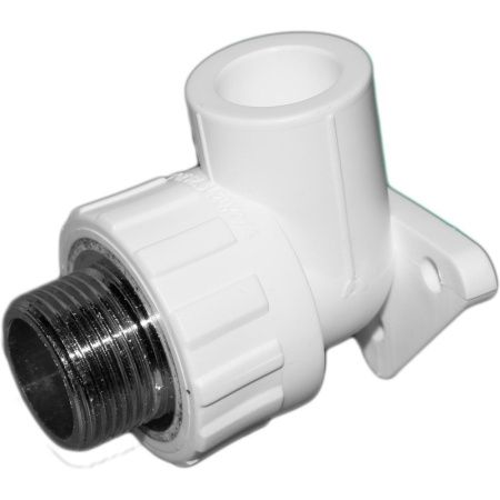 Уголок комбинир с настенным креплением ППР F 118.2004 латунь ZL20*1/2М (уп.5шт.)