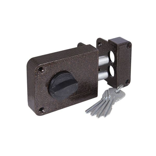 Замок накладной ЗН 1-3 медь