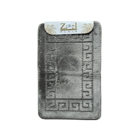 Набор ковриков Залел (2предмет) 55х85/45х55 сер.