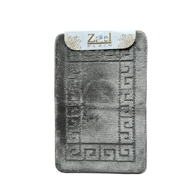 Набор ковриков Залел (2предмет) 55х85/45х55 сер.