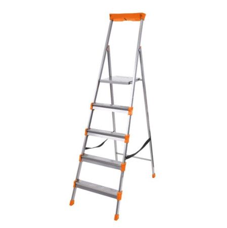 Стремянка широкая 5ст. металл. СМ5 Ника