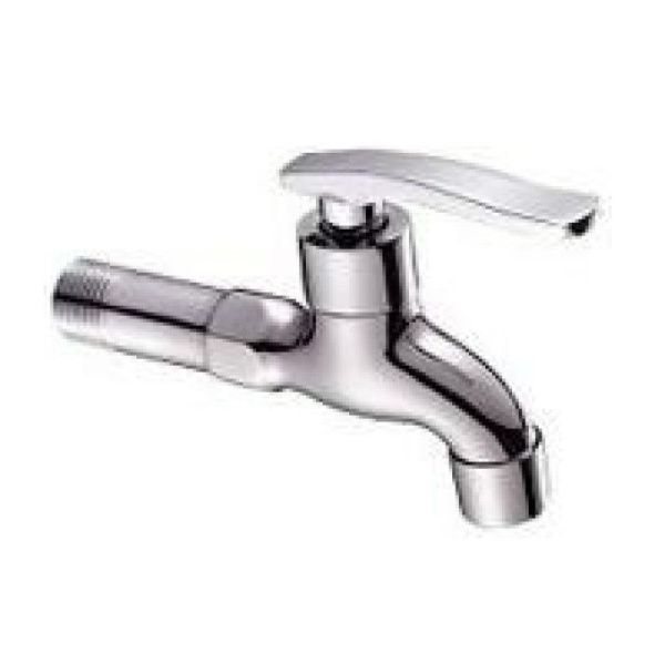 Кран водоразборный одноручковый на холодную воду хром Potato P 4278