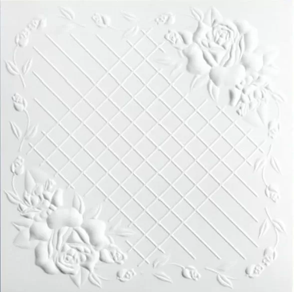 Плитка потолочная белая ламинированная Солид С-2064/42 (упак.168 шт.)