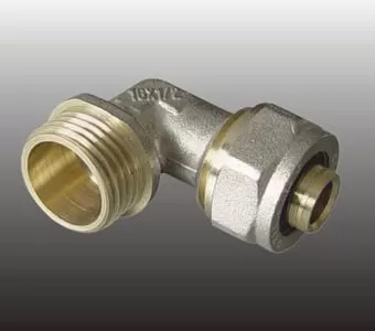 Угольник ц/ш F 308.1605 (FR 1604-L16х3/4М) латунь (уп.10шт.) Frap