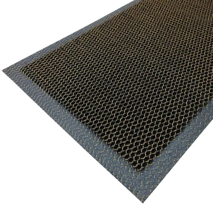 Коврик напольный Mesh Mat 45х75 черно-золотой