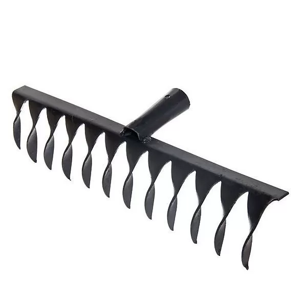Грабли садово-огородные 12 зуб. рельсовая сталь витые (упак.10шт.) (Магнитогорск)