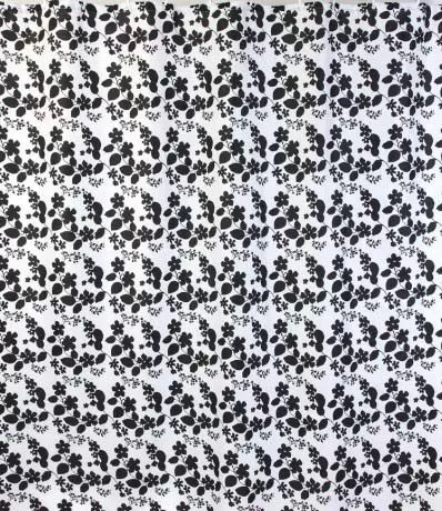 Штора для ванной тканевая черная, Z-1189, "Залел", 180*200