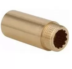 Удлинитель резьбовой латун. G 1221.04040 Удлинитель ВР-НР 1/2"х40 (уп. 5шт.)