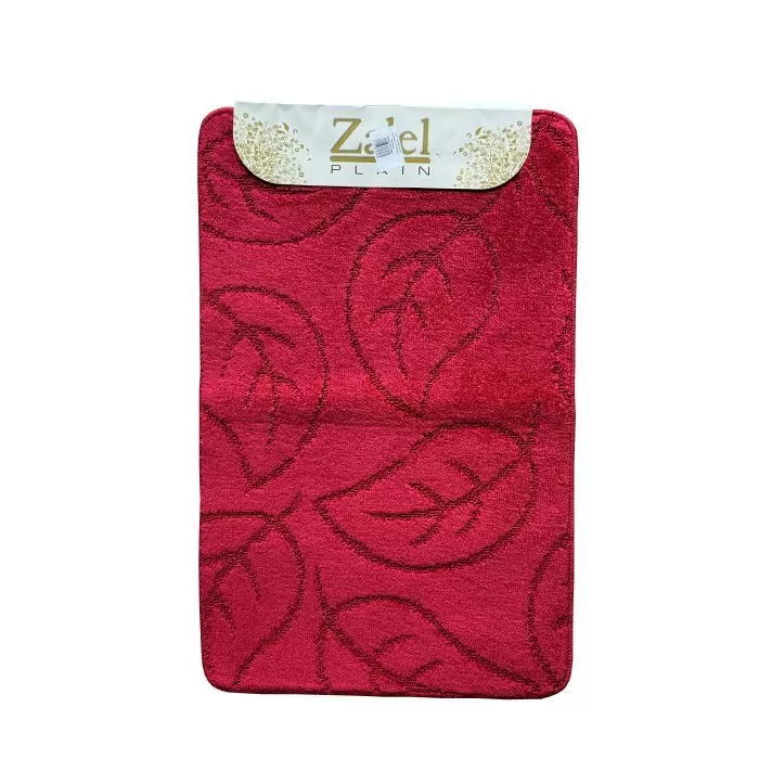 Набор ковриков Залел (1предмет) 55х85-90см бордовый