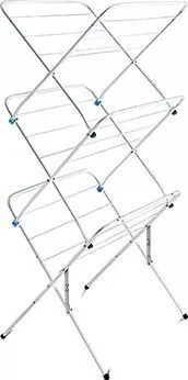 Сушилка для белья напольная вертикальная складная, 530х495х1300, белая, СБВ2/Б. Ника