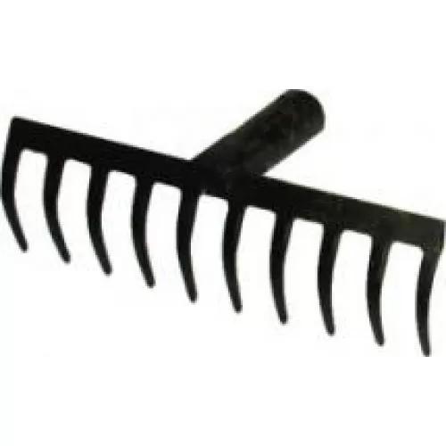 Грабли садово-огородные 10 зуб. метал. прямые (упак. 10шт.)