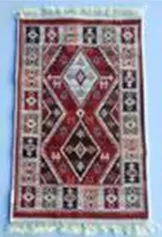 Коврик из хлопка 60*90 крем./кор. UK70439 Kilim Usak