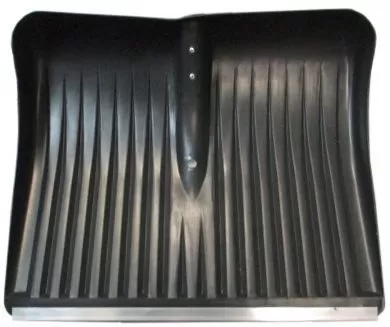 Лопата для снега пластиковая 400*490 с мет.планкой №1 (РТ №8) (упак 5шт.)