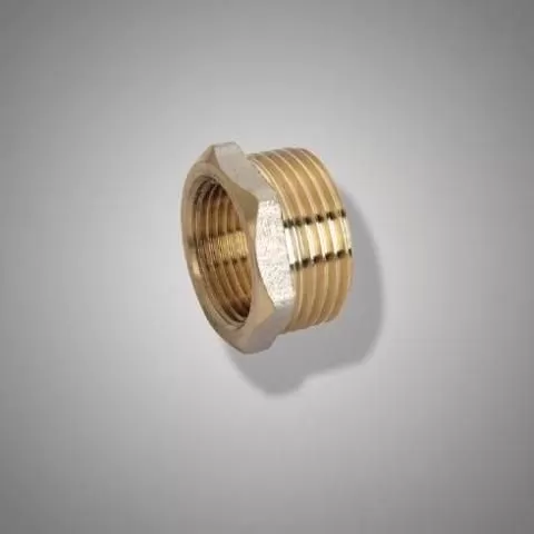 Футорка резьбовая латун. F 335.0403 (BX1/2M*3/8F) (упак 5шт.)