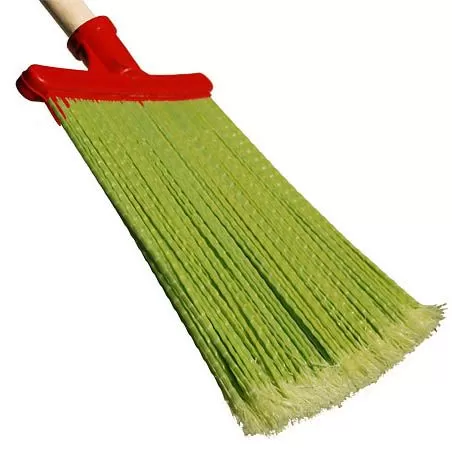 Метла пластиковая плоская №1 мягкая ВИР с черенком В/С*