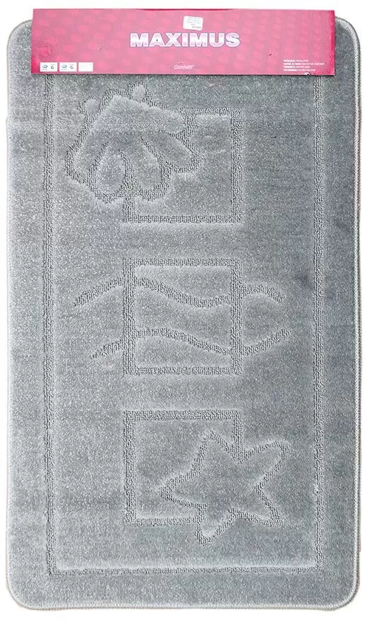 Набор ковриков Maximus (1предмет) 60х100см 521 серый