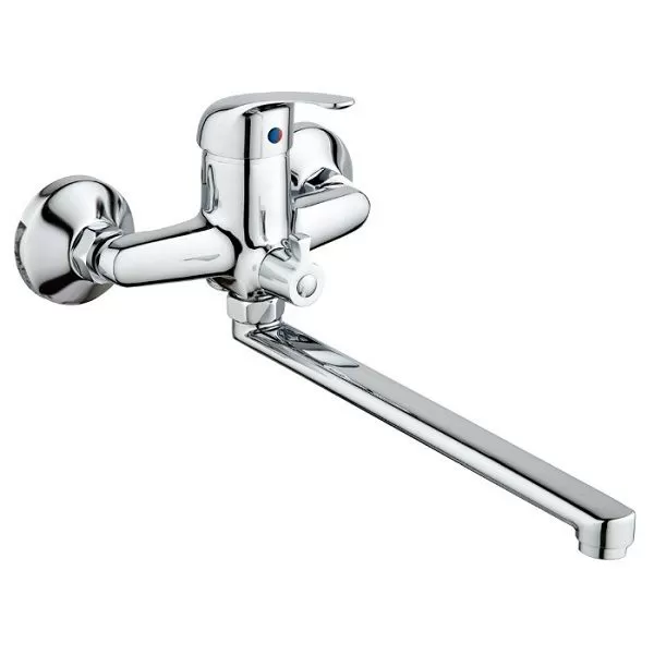 Смеситель для ванны и умывальника монокомандный хром Potato Эверест B 22-021