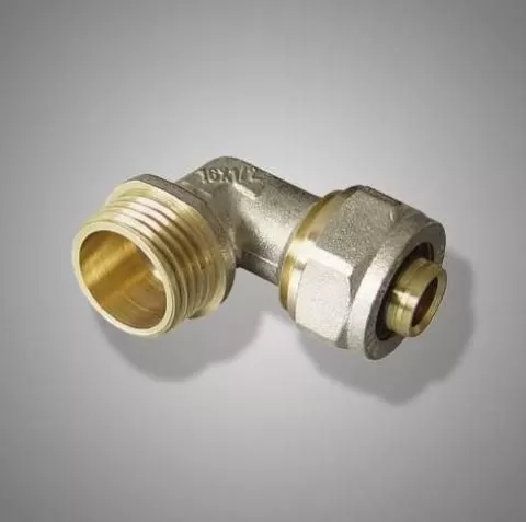 Угольник ц/ш FR 2604-L26х3/4М латунь Frap